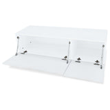 TV Cabinets 2 pcs Engineered Wood 120x40x34 cm High Gloss White