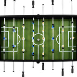 Football Table Steel 60 kg 140x74.5x87.5 cm Black - Top-Down View