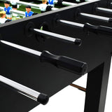 Football Table Steel 60 kg 140x74.5x87.5 cm Black - Low Angle
