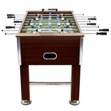 Football Table Steel 60 kg 140x74.5x87.5 cm Brown - Side View