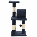 Cat Tree with Sisal Scratching Posts 65 cm Dark Blue