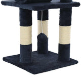 Cat Tree with Sisal Scratching Posts 65 cm Dark Blue