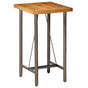 Bar Table Solid Reclaimed Teak 60x60x107 Cm