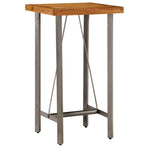Bar Table Solid Reclaimed Teak 60x60x107 Cm