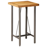 Bar Table Solid Reclaimed Teak 60x60x107 Cm - Extra Image