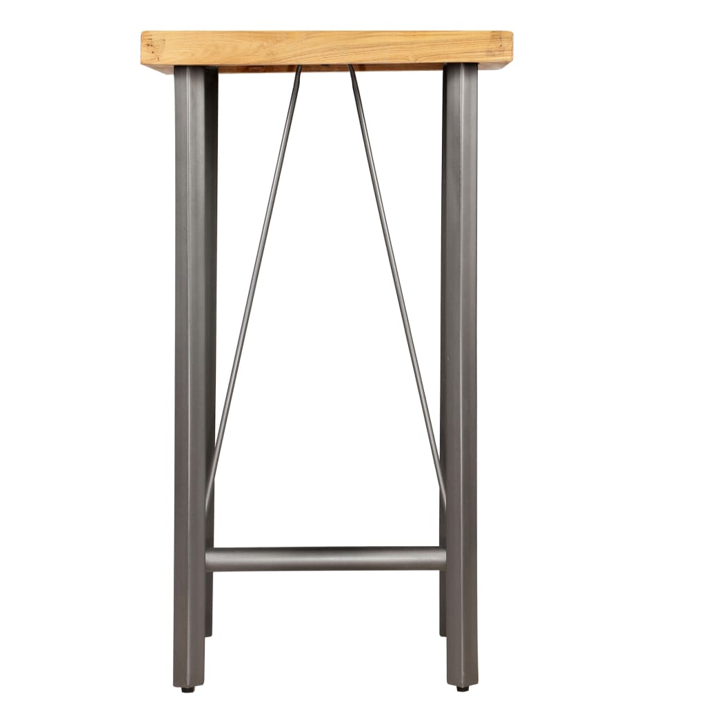 Bar Table Solid Reclaimed Teak 60x60x107 Cm
