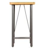 Bar Table Solid Reclaimed Teak 60x60x107 Cm