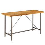 Bar Table Solid Reclaimed Teak 180x70x107 cm - Extra Image