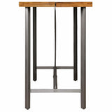 Bar Table Solid Reclaimed Teak 180x70x107 cm - 45-Degree Angle