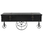 Coffee Table MDF and Fir Wood 110x55x43 cm