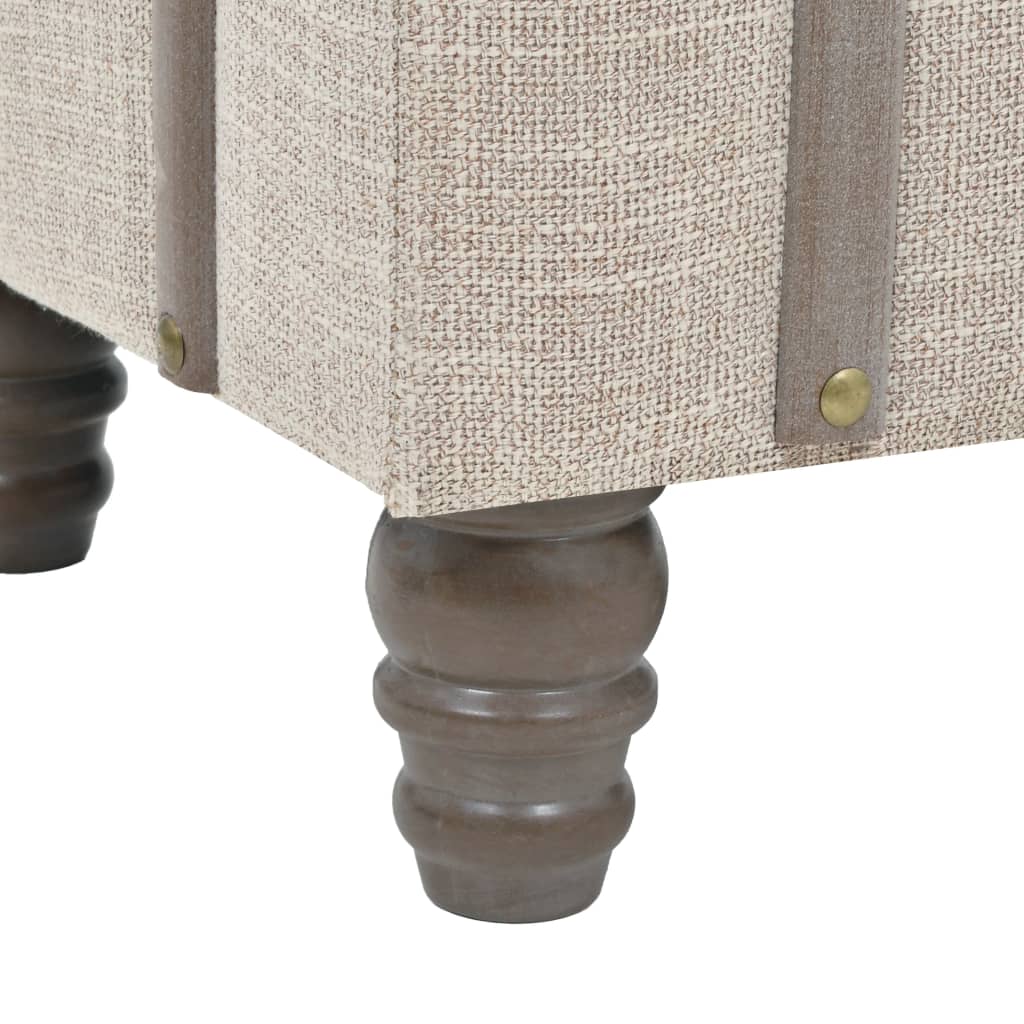 Storage Bench Set 3 pcs 112x37x45 cm Solid Wood and Steel