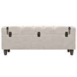Storage Bench Set 3 pcs 112x37x45 cm Solid Wood and Steel - 45-Degree Angle