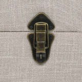 Storage Bench Solid Wood and Steel 111x34x37 cm - Close-Up Angle