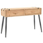 Console Table Solid Fir Wood 115x40.5x76 cm