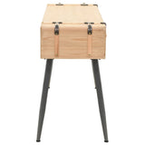 Console Table Solid Fir Wood 115x40.5x76 cm