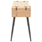 Console Table Solid Fir Wood 115x40.5x76 cm