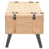 TV Cabinet Solid Fir Wood 120x33x35 cm - 45-Degree Angle