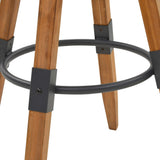 Bar Stools 2 pcs Solid Fir Wood - 45-Degree Angle