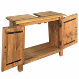 Bathroom Vanity Cabinet Solid Pinewood 70x32x63 cm