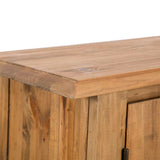 Bathroom Vanity Cabinet Solid Pinewood 70x32x63 cm - Low Angle
