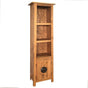 Freestanding Bathroom Cabinet Solid Pinewood 48x32x170 cm