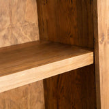 Freestanding Bathroom Cabinet Solid Pinewood 48x32x170 cm - Rear View