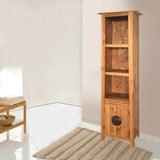 Freestanding Bathroom Cabinet Solid Pinewood 48x32x170 cm - Extra Image