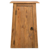 Bathroom Wall Cabinet Solid Pinewood 42x23x70 cm - Front View