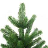 Faux Christmas Tree Lifelike Needles 150 cm Green - Top-Down View