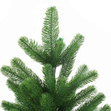 Faux Christmas Tree 210 cm Lifelike Needles Green - Top-Down View