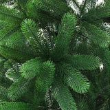 Faux Christmas Tree 210 cm Lifelike Needles Green - 45-Degree Angle