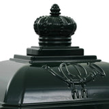 Pillar Letterbox Aluminium Vintage Style Rustproof Green - Extra Image