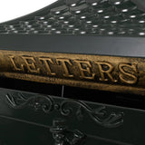 Pedestal Letterbox Aluminium Vintage Style Rustproof Green