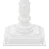 Pedestal Letterbox Aluminium Vintage Style Rustproof White - Extra Image