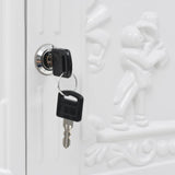 Pedestal Letterbox Aluminium Vintage Style Rustproof White - Extra Image