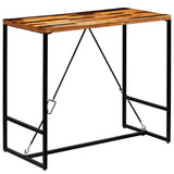 Bar Table Solid Reclaimed Wood 120x60x106 cm - Top-Down View