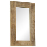 Mirror Solid Mango Wood 50x80 cm - Front View