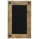 Mirror Solid Mango Wood 50x80 cm - 45-Degree Angle