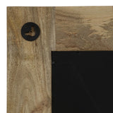 Mirror Solid Mango Wood 50x80 cm - Rear View