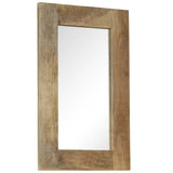 Mirror Solid Mango Wood 50x80 cm - Low Angle