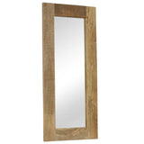 Mirror Solid Mango Wood 50x110 cm - Front View