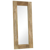 Mirror Solid Mango Wood 50x110 cm - Low Angle