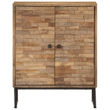 Sideboard Reclaimed Teak Wood 60x30x75 cm - Front View