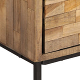 Sideboard Reclaimed Teak Wood 60x30x75 cm - Low Angle