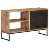 TV Cabinet Reclaimed Teak Wood 90x30x55 cm - Side View