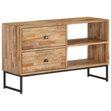TV Cabinet Reclaimed Teak Wood 90x30x55 cm - Extra Image
