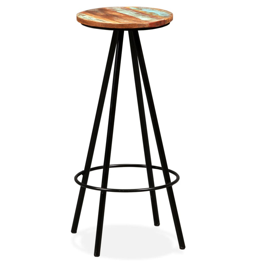 Bar Set 5 Pieces Solid Acacia and Reclaimed Wood