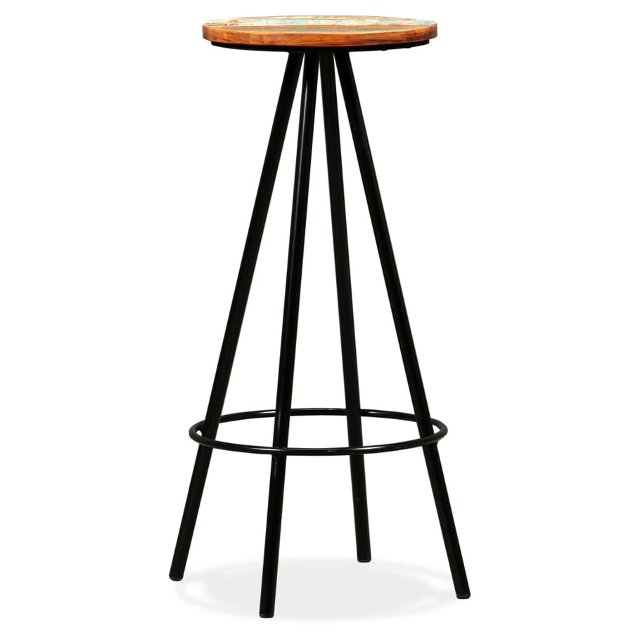 Bar Set 7 Pieces Solid Acacia and Reclaimed Wood