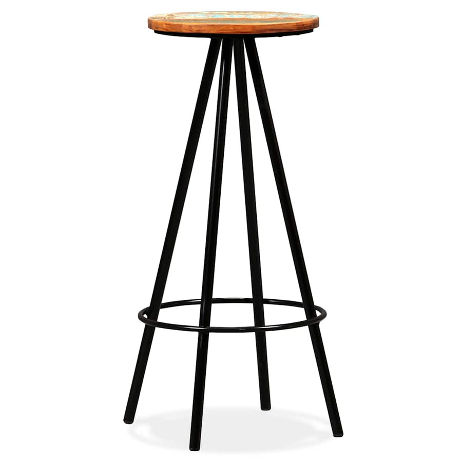 Bar Set 9 Pieces Solid Acacia and Reclaimed Wood