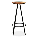 Bar Set 9 Pieces Solid Acacia and Reclaimed Wood
